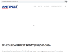 Tablet Screenshot of antipestpestcontrolservices.com